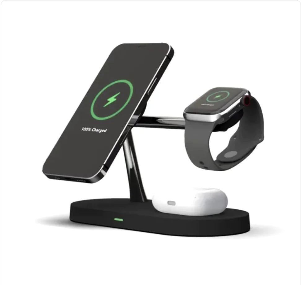 Magnetic 3-in-1 Wireless Charging Stand
