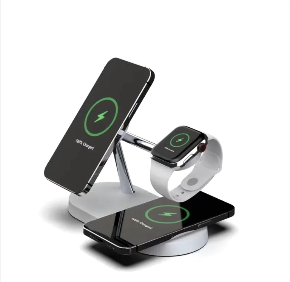 Magnetic 3-in-1 Wireless Charging Stand